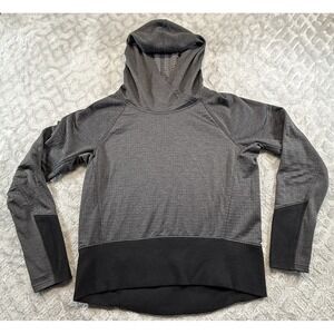 Oakley Hoodie Womens  Cowl Neck Medium gray pullover Base Layer Ski Snowboard